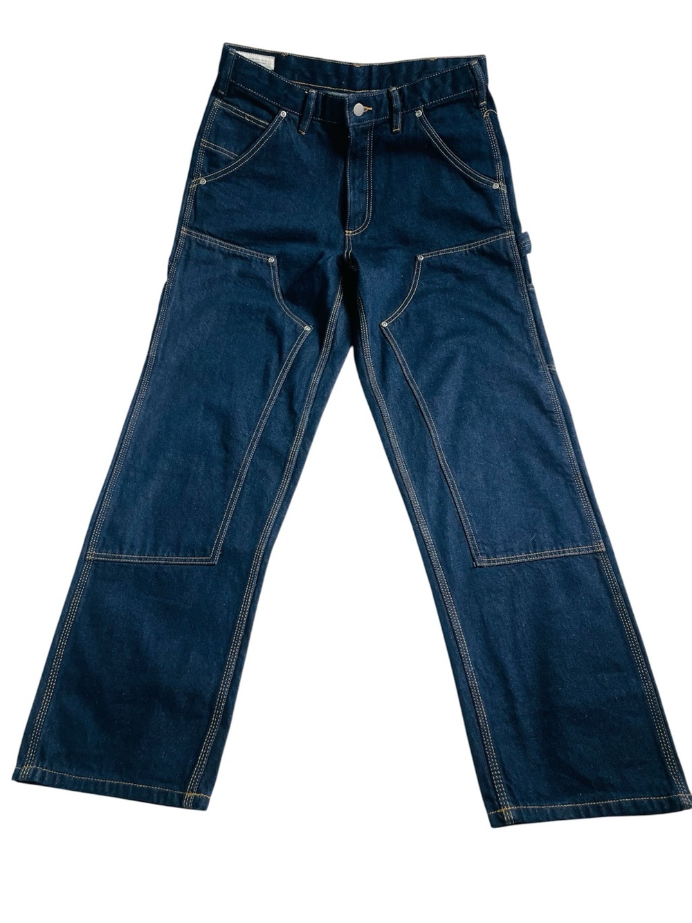 Zara Men's Dark Wash Double Knee Carpenter Jeans – size 31 (EUR 40)